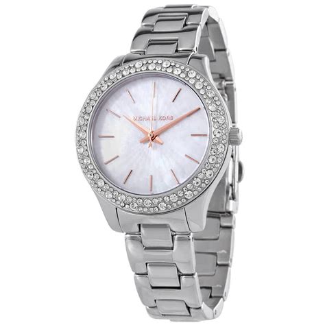 Michael Kors Women's Liliane Quartz Watch with Stainless Steel 